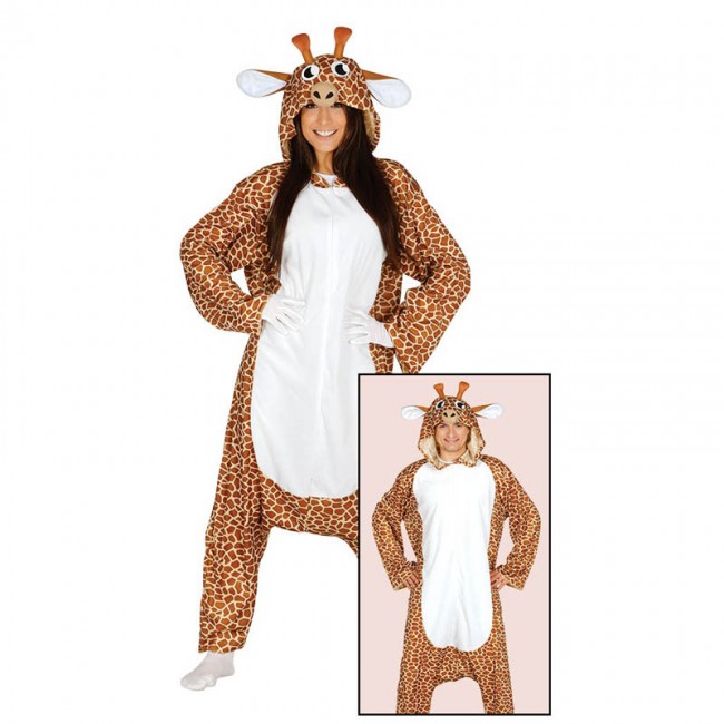Costume Giraffa Kigurumi adulti