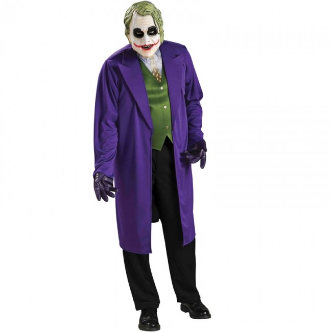 Costume Joker The Dark Knight uomo per Halloween e serata di paura