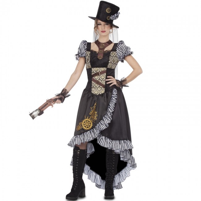 Costume Lady Steampunk donna