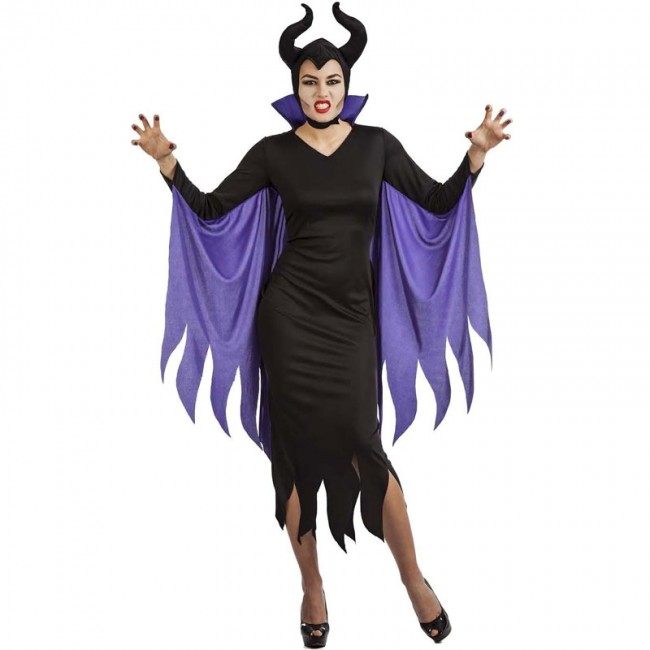 Costume Maleficent sinistra donna più terrificante di Halloween