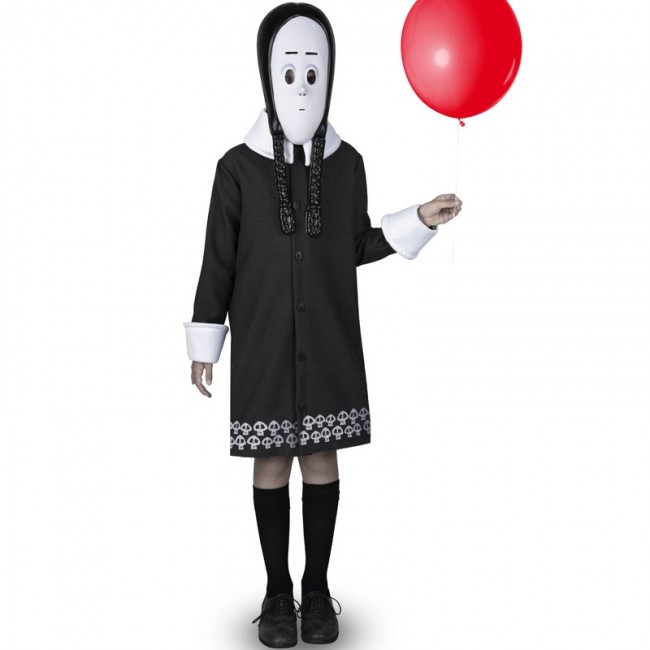 Costume da Mercoledì Addams deluxe per bambina