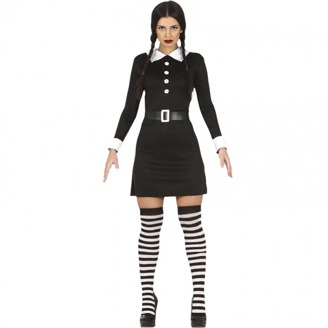 ▷ Costume Mercoledì Addams sexy donna più terrificante di Halloween