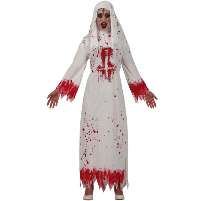 Costume Suora satanica donna per Halloween e serata di paura
