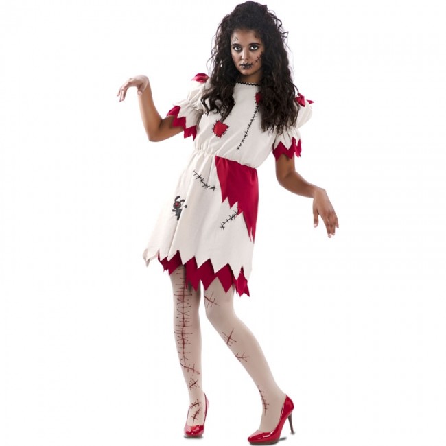 Costume Bambola Voodoo donna più terrificante di Halloween