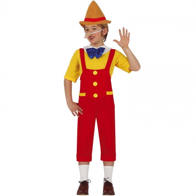 Costume pupazzo Pinocchio per bambino