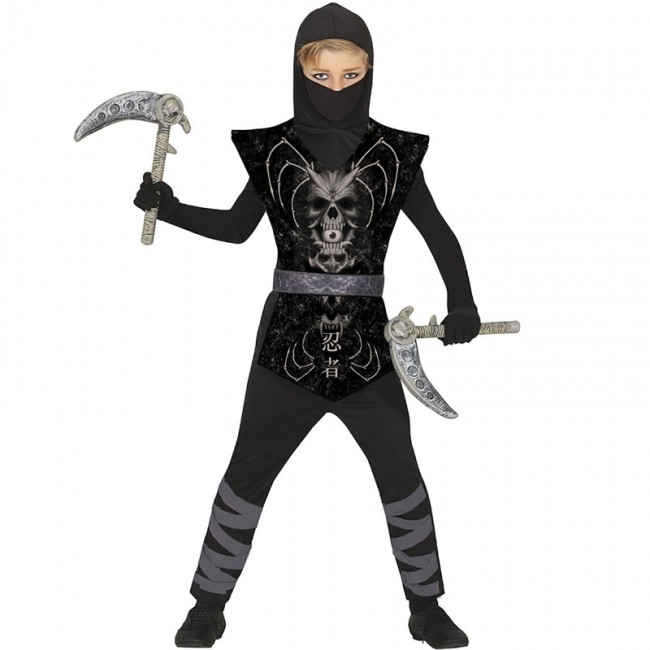 ▷ Costume Ninja delle tenebre bambino per Halloween e seminare paura