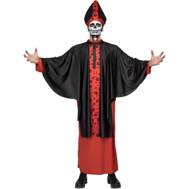 Costume Vescovo sinistro uomo per Halloween e serata di paura