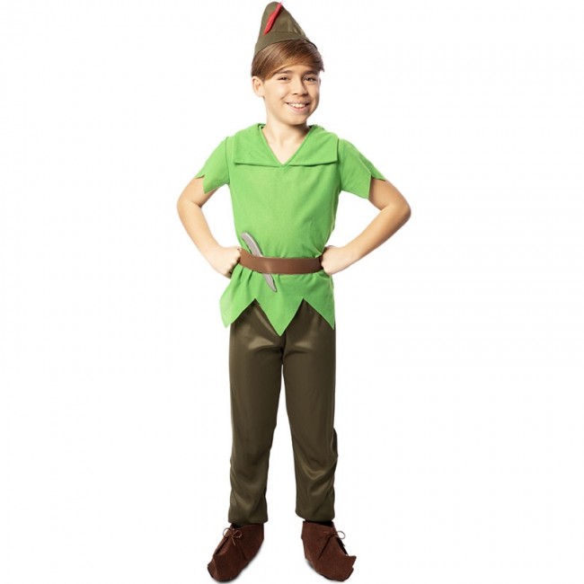 ▷ Costume Peter Pan verde per bambino