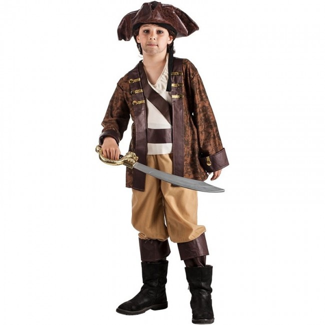 Costume da Pirata Black Sam per bambino