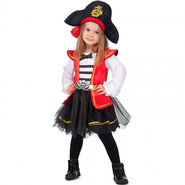 ▷ Costume Pirata dei Caraibi per bambina