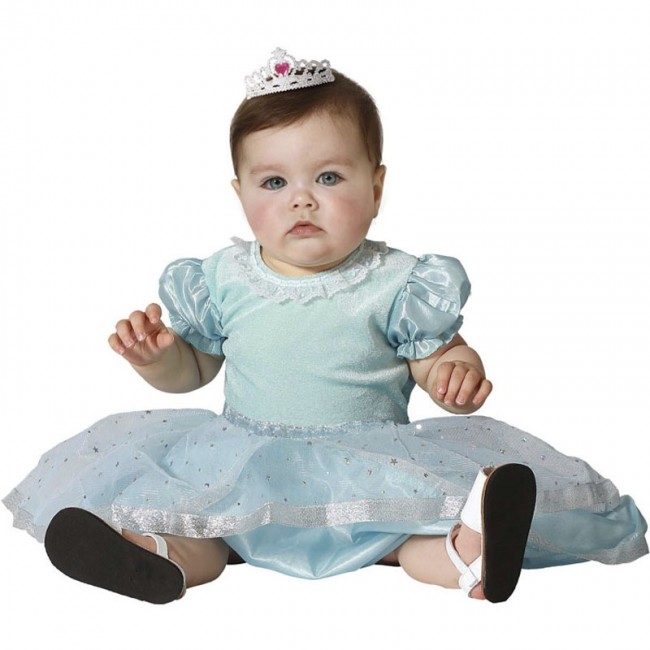 ▷ Costume Principessa blu per neonato