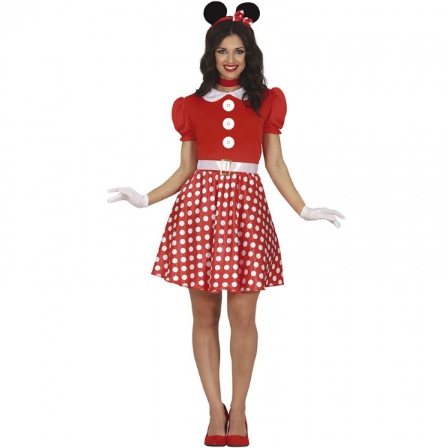 ▷ Costume Minnie Mouse Fancy per Donna