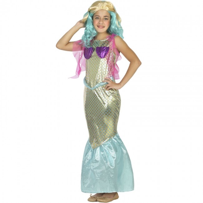 Costume Sirena del mare per bambina