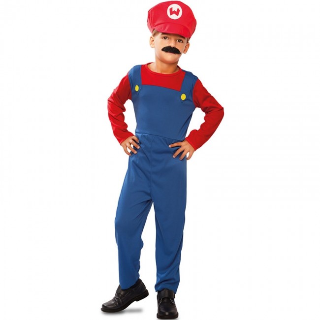 Costume Idraulico Mario bambino