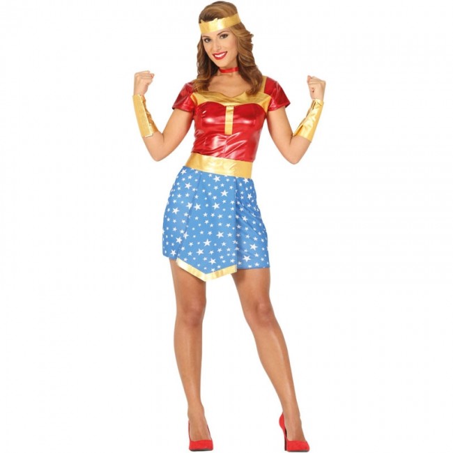 Costume Supereroe Wonder Woman donna