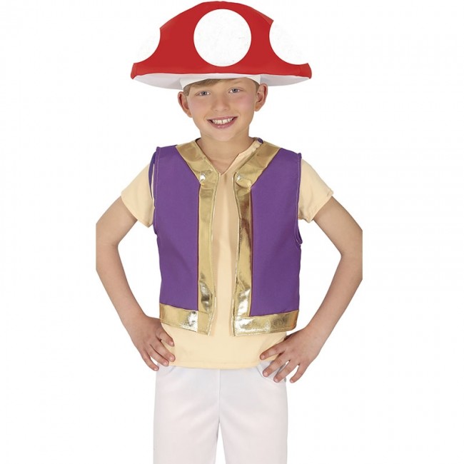Costume da Toad di Super Mario per bambino