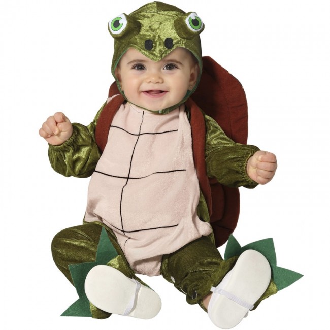 Costume Tartaruga con guscio per neonato