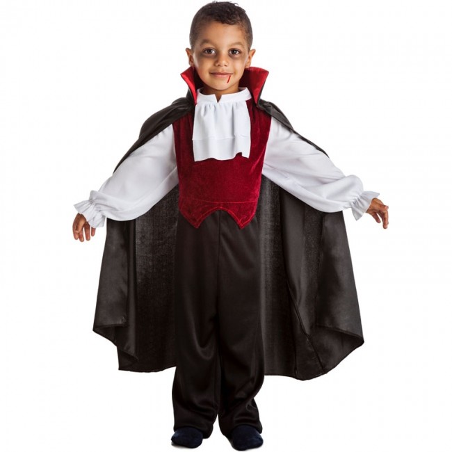 Costume Vampiro Halloween bambino per Halloween e seminare paura