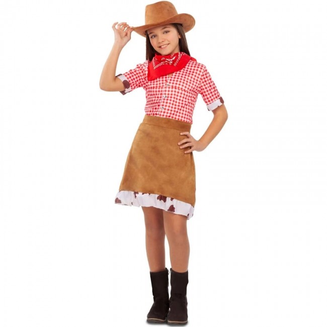 Costume Cowgirl Americana bambina