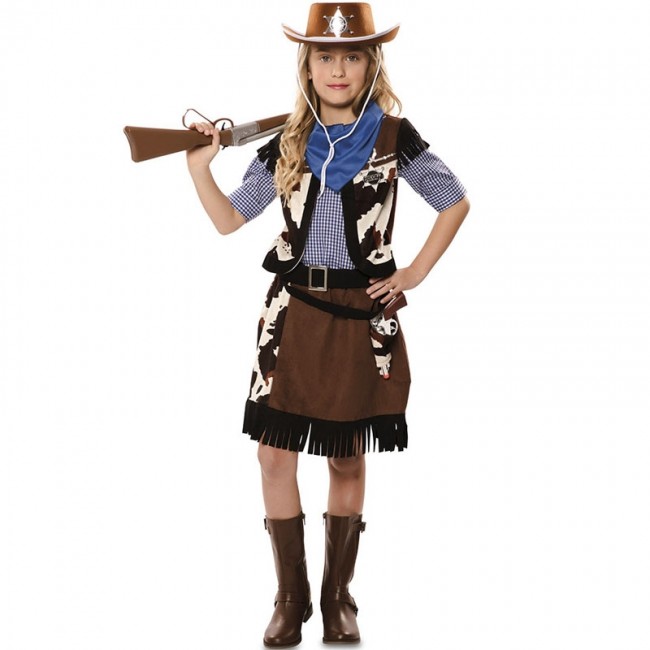 Costume da Cowgirl cannoniera per bambina