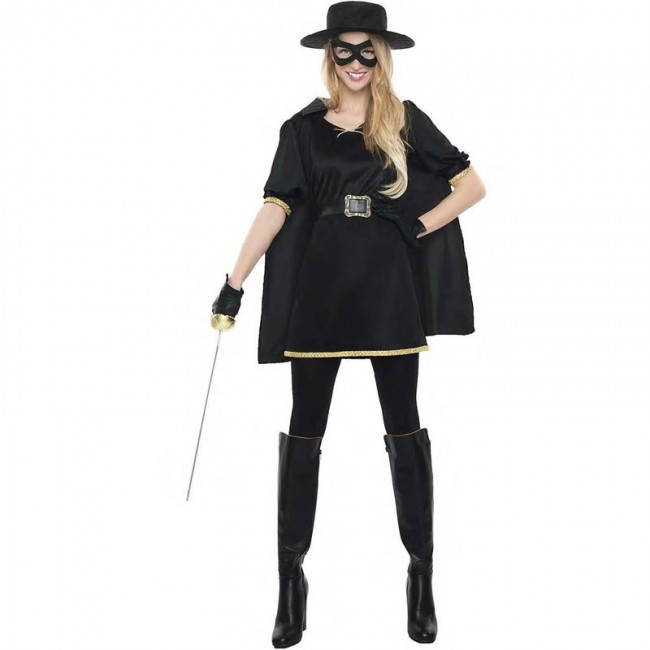 Costume Zorro Mascherato per Donna