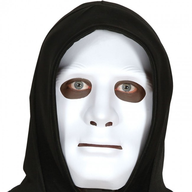 Maschera neutra bianca  Accessori per Carnevale e Halloween