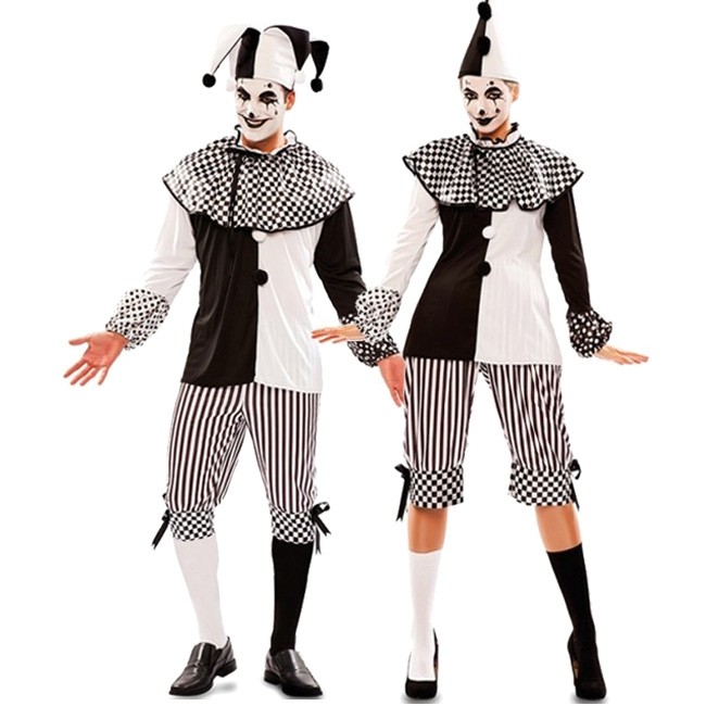 Costumi di coppia arlecchino circo