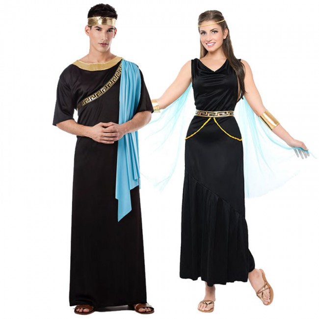 Costume da mito greco antico adulto costumi da coppia di Halloween