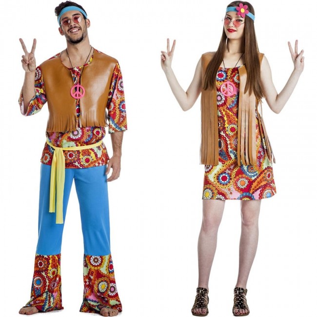 Costumi di coppia Hippies Happy