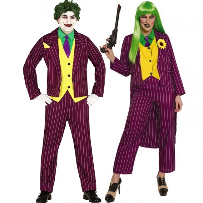 Costume di coppia da Joker ed aiutante: Costumi coppia,e vestiti