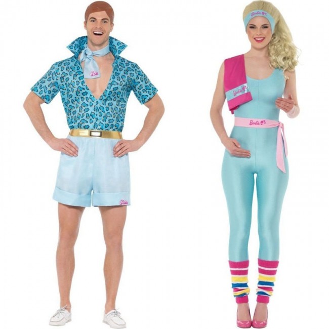 Vestiti di Carnevale di coppia Ken e Barbie online