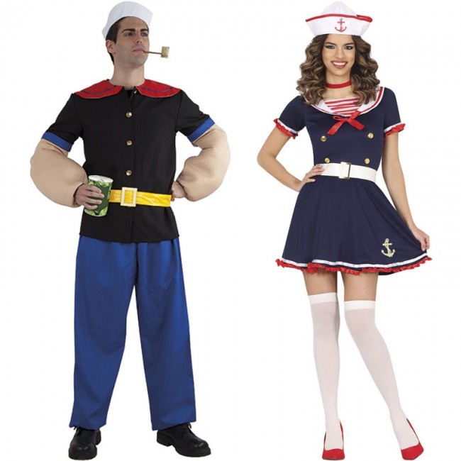 Costume coppia di marinai adulto
