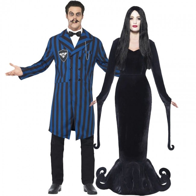 Costume per bambini di mercoledì Addams, abito di Halloween del