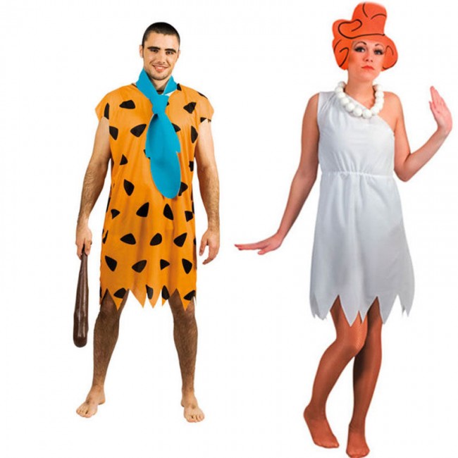 Vestiti di Carnevale di coppia Flintstones online