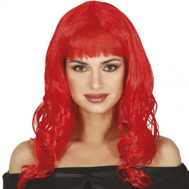 Parrucca di Barbie con capelli rossi