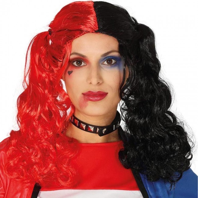 Parrucca Harley Quinn Supervillain  Accessori e costumi di Carnevale online