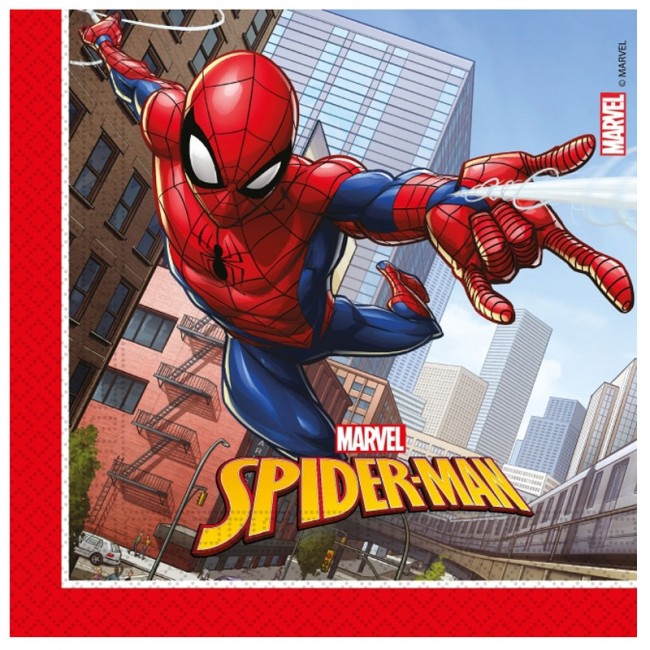 Tovaglioli Spiderman - 20 pezzi