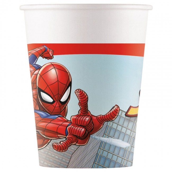 Bicchieri Spiderman - 8 pezzi