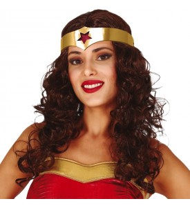 Fascia da Wonder Woman da donna per Carnevale e per festa in maschera