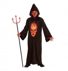 Travestimento Diavolo scheletro bambini per una festa ad Halloween
