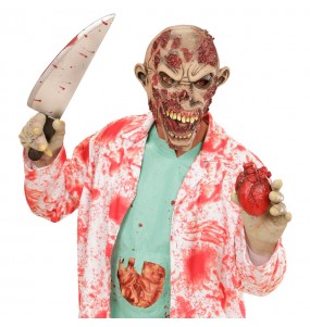 Maschera zombi extra large per poter completare il tuo costume Halloween e Carnevale