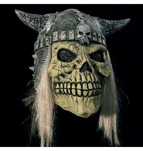 Maschera teschio vichingo per poter completare il tuo costume Halloween e Carnevale