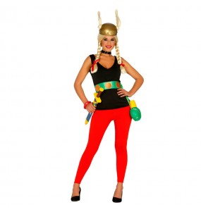 Travestimento Asterix donna per divertirsi e fare festa
