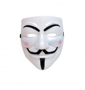 Maschera Anonymous per poter completare il tuo costume Halloween e Carnevale