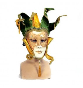 Maschera veneziana di lusso per poter completare il tuo costume Halloween e Carnevale
