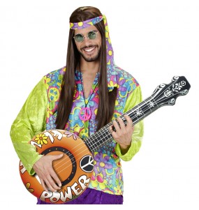Banjo gonfiabile arancione per completare il costume