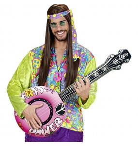 Banjo gonfiabile rosa per completare il costume