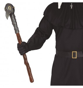 Bastone della peste nera con parti staccabili per completare il costume di paura