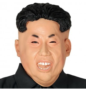 Maschera Kim Jong-Un per poter completare il tuo costume Halloween e Carnevale