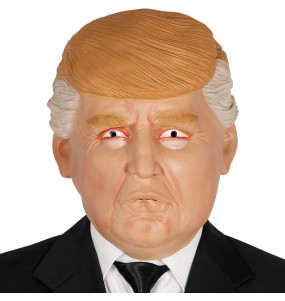 Maschera presidente Donald Trump per poter completare il tuo costume Halloween e Carnevale